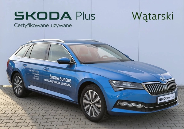 Skoda Superb cena 174900 przebieg: 12200, rok produkcji 2023 z Czarna Białostocka małe 232